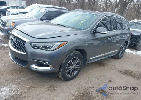 2018 Infiniti Qx60 z USA, uszkodzony, nr VIN 5N1DL0MM1JC504719
